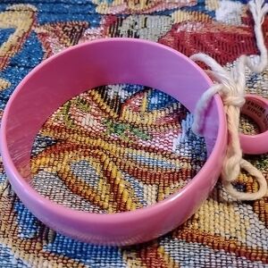 Genuine Lucite Bracelet And Ring Size 7